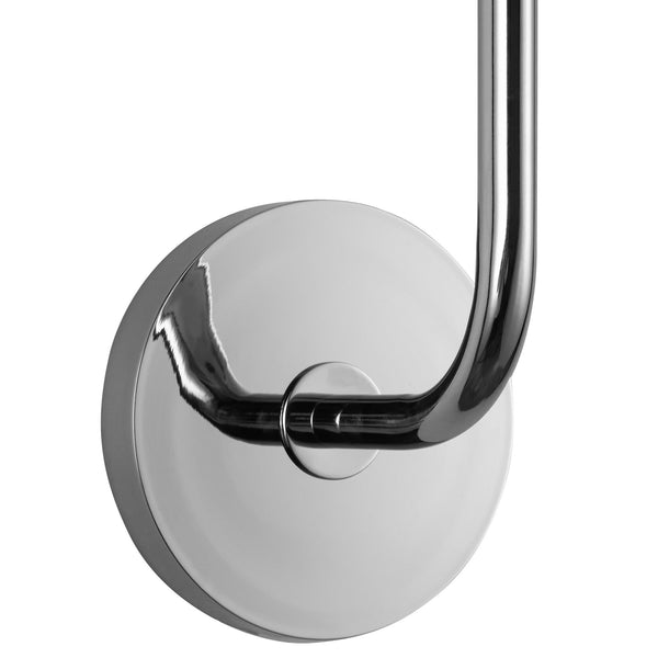 Lydian 6" One-Light Wall/Vanity Light, Chrome/Opal Matte Glass