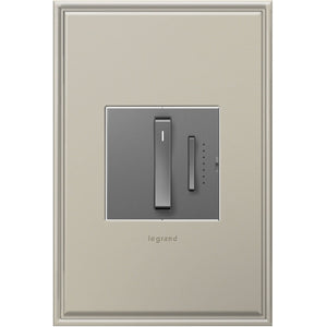 adorne® ADWR703TUM4 Whisper® Tru-Universal Dimmer, Magnesium, with Microban®