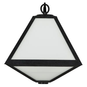 Glain 16.75'' Two Light Outdoor Wall Sconce, Black White - Alternate Product Image 1.jpg