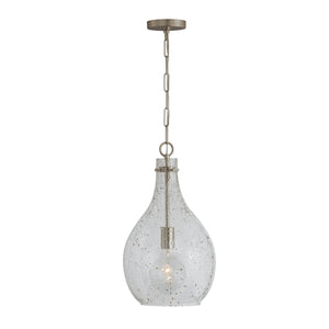 Norwood 12" One Light Pendant, Brushed Nickel