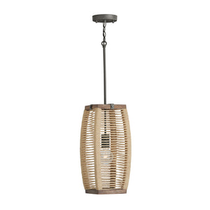Jake 8.5'' One Light Pendant, Grey Wash and Iron - Alternate Product Image 1.jpg