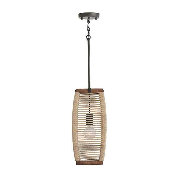 Jake 8.5'' One Light Pendant, Grey Wash and Iron - Alternate Product Image 3.jpg