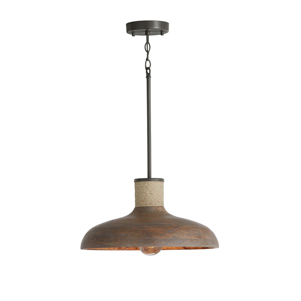 Jake 17'' One Light Pendant, Grey Wash and Iron - Alternate Product Image 1.jpg