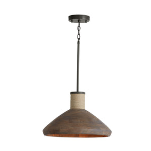 Jake 17.75'' One Light Pendant, Grey Wash and Iron - Alternate Product Image 1.jpg