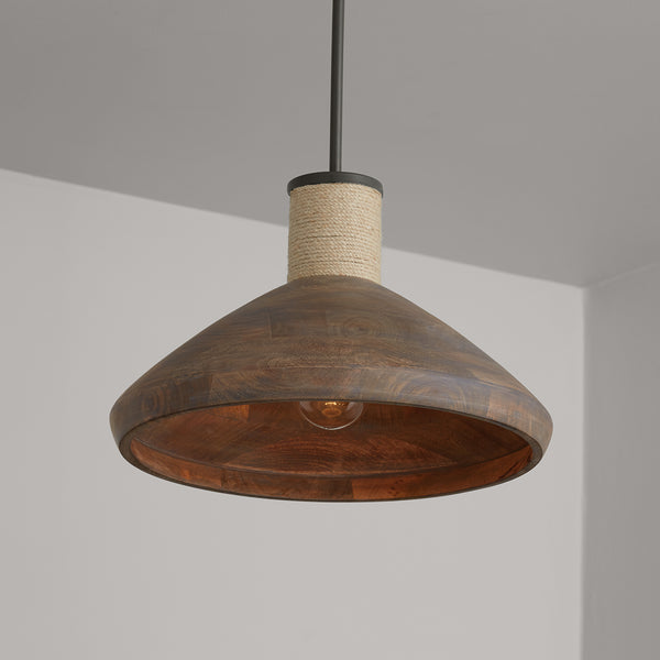 Jake 17.75'' One Light Pendant, Grey Wash and Iron - Alternate Product Image 2.jpg