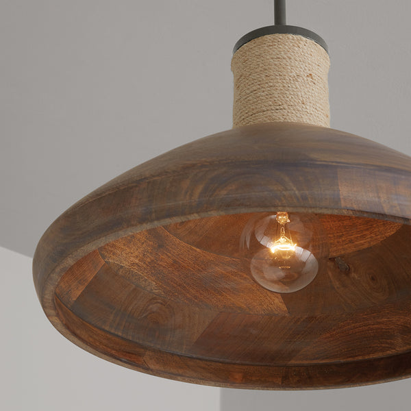 Jake 17.75'' One Light Pendant, Grey Wash and Iron - Alternate Product Image 3.jpg