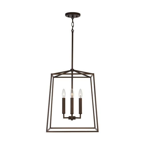 Morgan 16" Four Light Foyer, Oil Rubbed Bronze