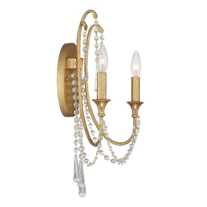 Arcina 11.25'' Two Light Wall Sconce, Antique Gold - Alternate Product Image 1.jpg