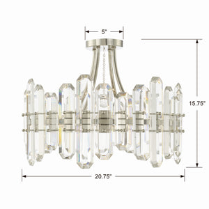 Boltera 20.75'' Four Light Semi Flush Mount, Polished Nickel Alt 4.jpg
