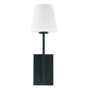 Lennon 6'' One Light Wall Sconce, Black - Alternate Product Image 1.jpg