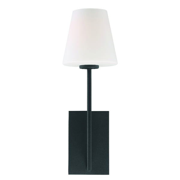 Lennon 6'' One Light Wall Sconce, Black - Alternate Product Image 1.jpg