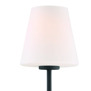 Lennon 6'' One Light Wall Sconce, Black - Alternate Product Image 2.jpg