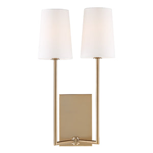 Lennon 10'' Two Light Wall Sconce, Gold - Alternate Product Image 1.jpg