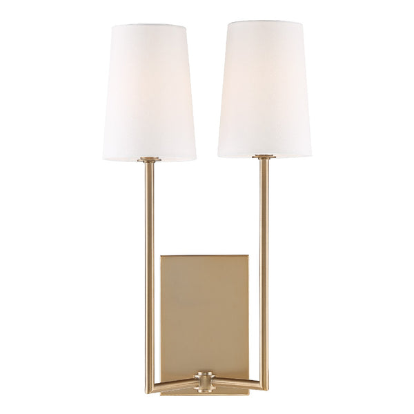 Lennon 10'' Two Light Wall Sconce, Gold - Alternate Product Image 1.jpg