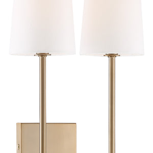 Lennon 10'' Two Light Wall Sconce, Gold - Alternate Product Image 2.jpg