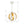 Lana 12'' One Light Mini Chandelier, Matte White / Antique Gold - Alternate Product Image 2.jpg