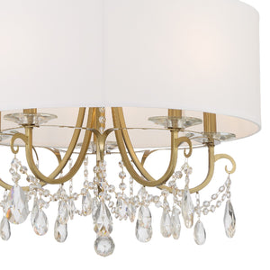 Ophelia 24'' Five Light Chandelier, Gold Clear Hand Cut Crystal - Alternate Product Image 3.jpg