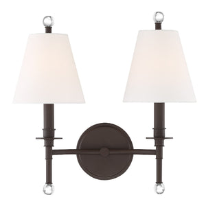 Rivoli 15'' Two Light Wall Sconce, Dark Bronze Alt 5.jpg
