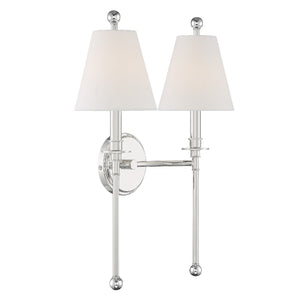 Rivoli 15'' Two Light Wall Sconce, Polished Nickel - Alternate Product Image 2.jpg