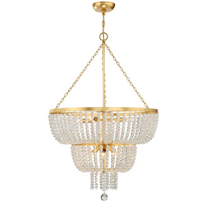 Kylie 24.75'' Eight Light Chandelier, Antique Gold - Alternate Product Image 1.jpg