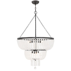 Kylie 24.75'' Eight Light Chandelier, Matte Black - Alternate Product Image 1.jpg