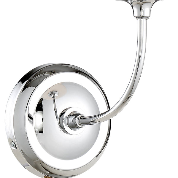 Sylvain 6" One Light Wall Sconce, Polished Chrome