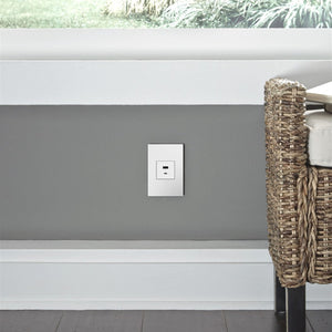 adorne® ARUSB2AC6W4 Ultra-Fast USB Type-A/C Outlet Module, White