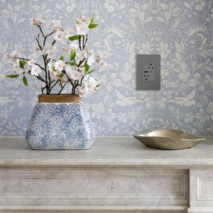 adorne® ARTRUSB156ACM4 15A Tamper-Resistant Ultra-Fast USB Type-A/C Outlet, Magnesium