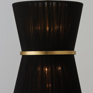 DeMille 20'' Six Light Foyer Pendant, Black Rope and Brass - Alternate Product Image 2.jpg