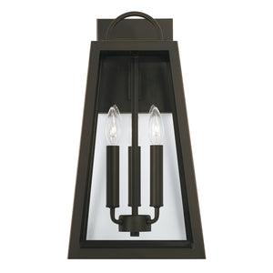 Layton 19.5'' Three Light Outdoor Wall Lantern, Oiled Bronze - Alternate Product Image 1.jpg