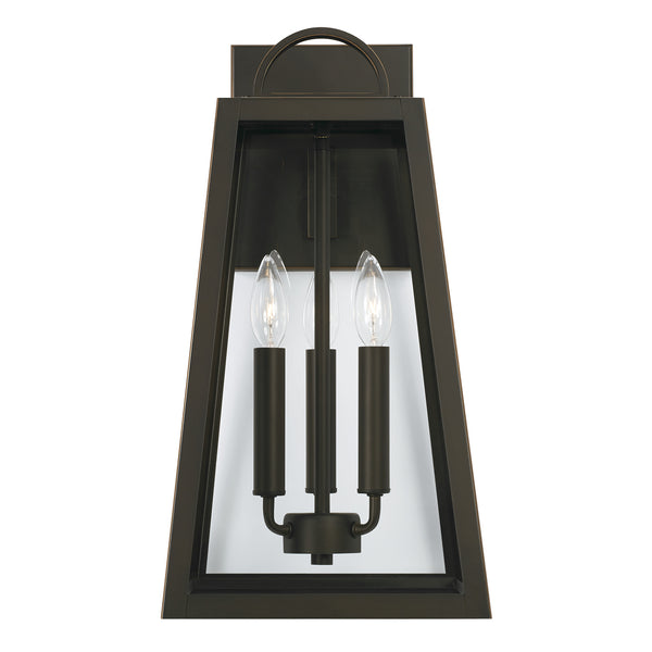 Layton 19.5'' Three Light Outdoor Wall Lantern, Oiled Bronze - Alternate Product Image 1.jpg