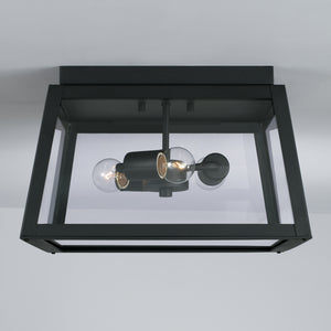 Layton 9'' Three Light Outdoor Flush Mount, Black - Alternate Product Image 3.jpg