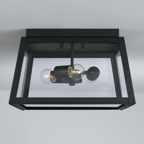 Layton 9'' Three Light Outdoor Flush Mount, Black - Alternate Product Image 3.jpg