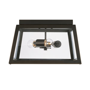 Layton 9'' Three Light Outdoor Flush Mount, Oiled Bronze - Alternate Product Image 1.jpg
