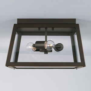 Layton 9'' Three Light Outdoor Flush Mount, Oiled Bronze - Alternate Product Image 2.jpg