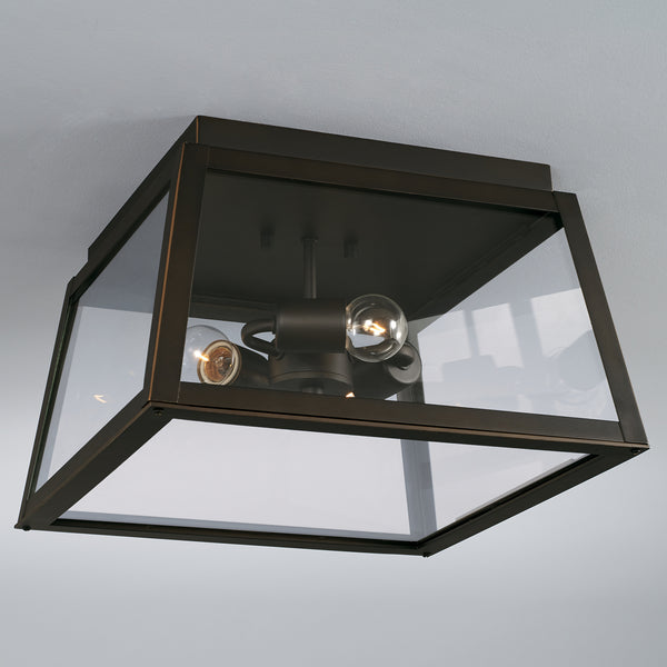 Layton 9'' Three Light Outdoor Flush Mount, Oiled Bronze - Alternate Product Image 3.jpg