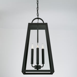 Layton 23'' Four Light Outdoor Hanging Lantern, Black - Alternate Product Image 2.jpg