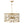 Mira 21.5'' Four Light Pendant, Bleached Natural Jute and Brass - Alternate Product Image 1.jpg