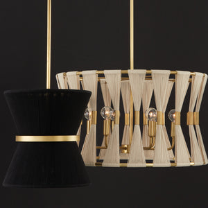 Stella 24.5'' Six Light Pendant, Bleached Natural Rope and Brass Alt 5.jpg