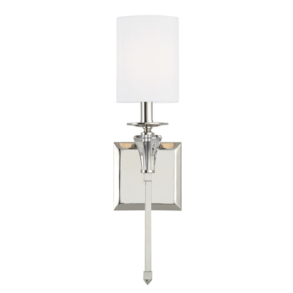 Lili 5" One Light Wall Sconce, Polished Nickel