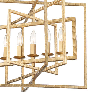 Sorrento 24'' Five Light Chandelier, Antique Gold - Alternate Product Image 2.jpg