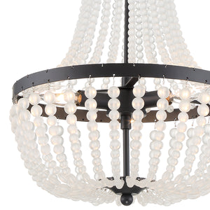 Kylie 14'' Three Light Chandelier, Matte Black - Alternate Product Image 3.jpg