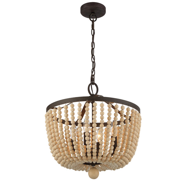 Kylie 16.5'' Four Light Chandelier, Forged Bronze - Alternate Product Image 1.jpg