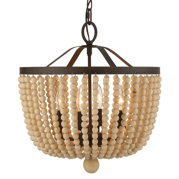 Kylie 16.5'' Four Light Chandelier, Forged Bronze - Alternate Product Image 3.jpg