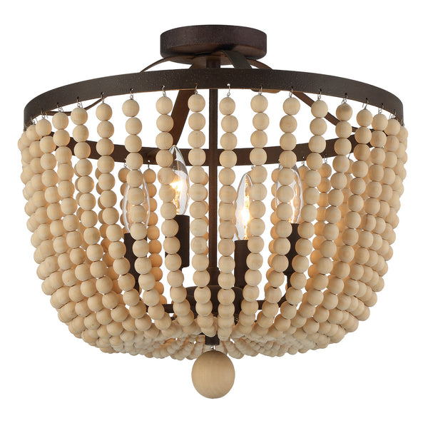 Kylie 16.5'' Four Light Semi Flush Mount, Forged Bronze - Alternate Product Image 1.jpg