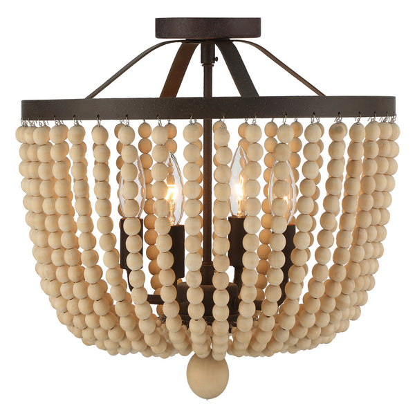 Kylie 16.5'' Four Light Semi Flush Mount, Forged Bronze - Alternate Product Image 2.jpg