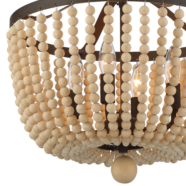 Kylie 16.5'' Four Light Semi Flush Mount, Forged Bronze - Alternate Product Image 3.jpg
