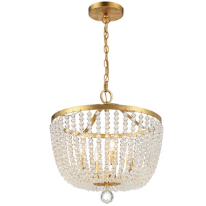 Kylie 16.5'' Four Light Chandelier, Antique Gold - Alternate Product Image 1.jpg