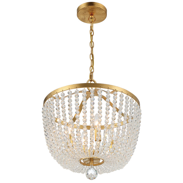Kylie 16.5'' Four Light Chandelier, Antique Gold - Alternate Product Image 2.jpg