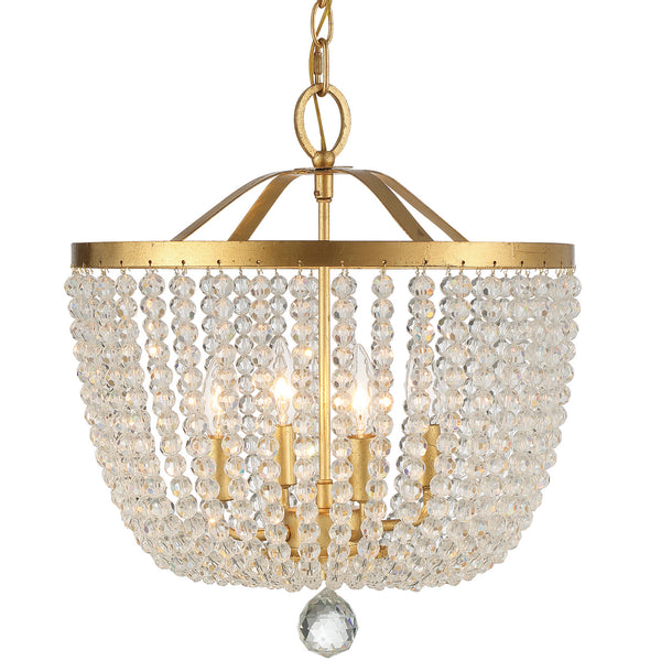 Kylie 16.5'' Four Light Chandelier, Antique Gold - Alternate Product Image 3.jpg